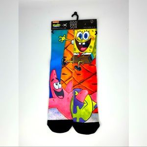 NWT Odd Sox Official X SpongeBob & Patrick Socks